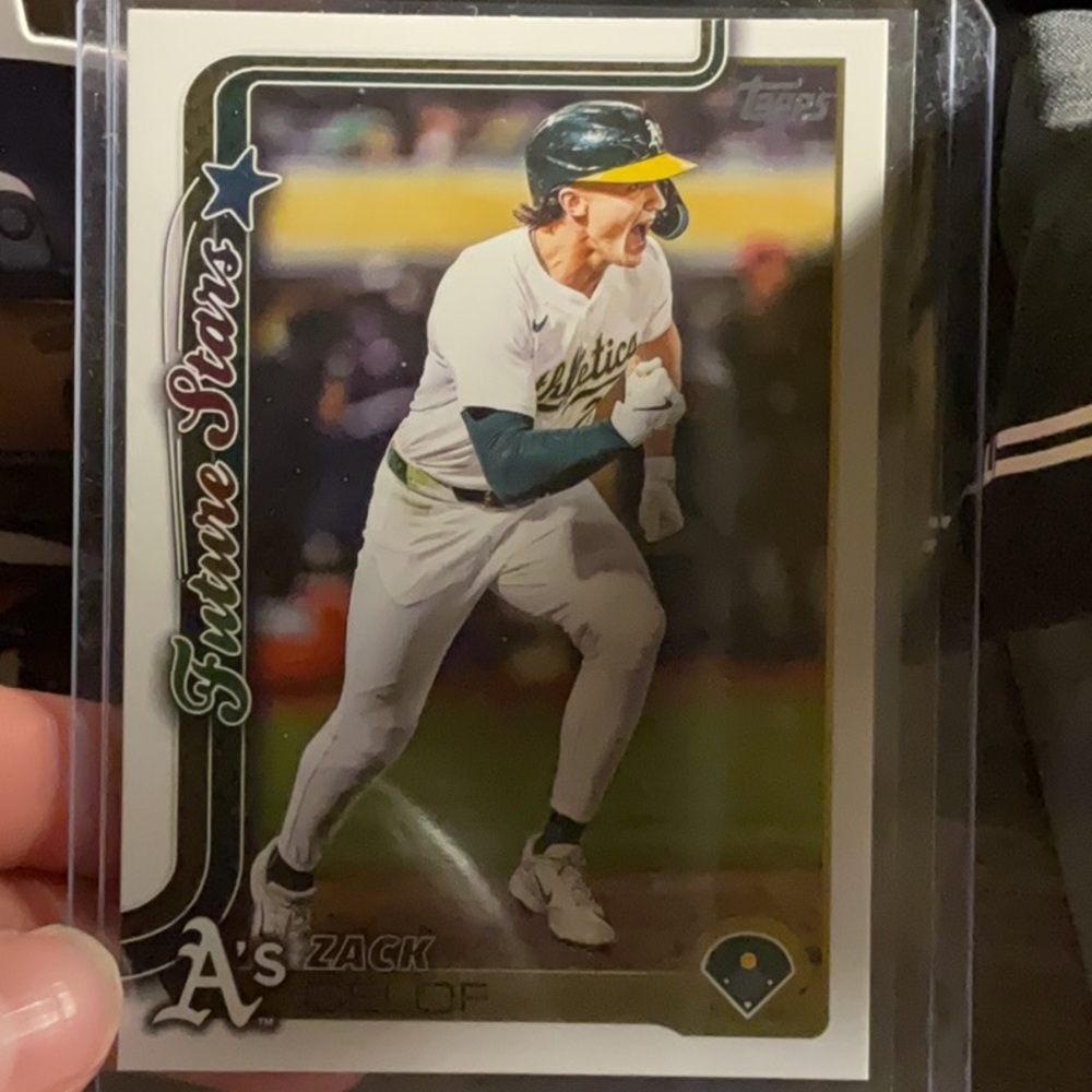 Topps Future Stars Card with Green and White Uniform